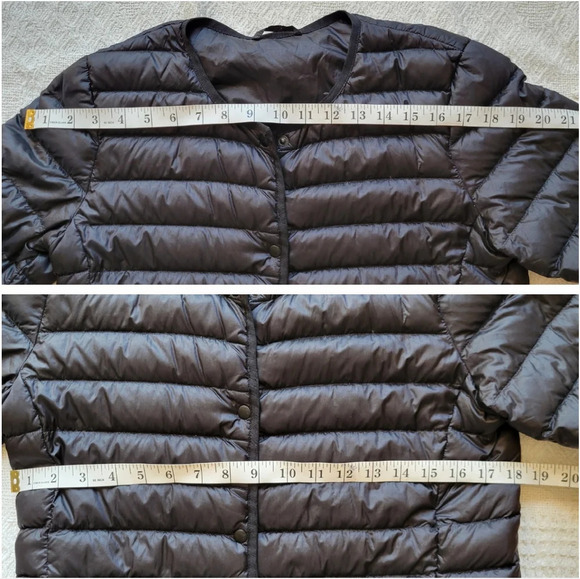 Wilfred by Aritzia Elle  Puffer Packable Mid-length Button Up Down Coat - Picture 10 of 12